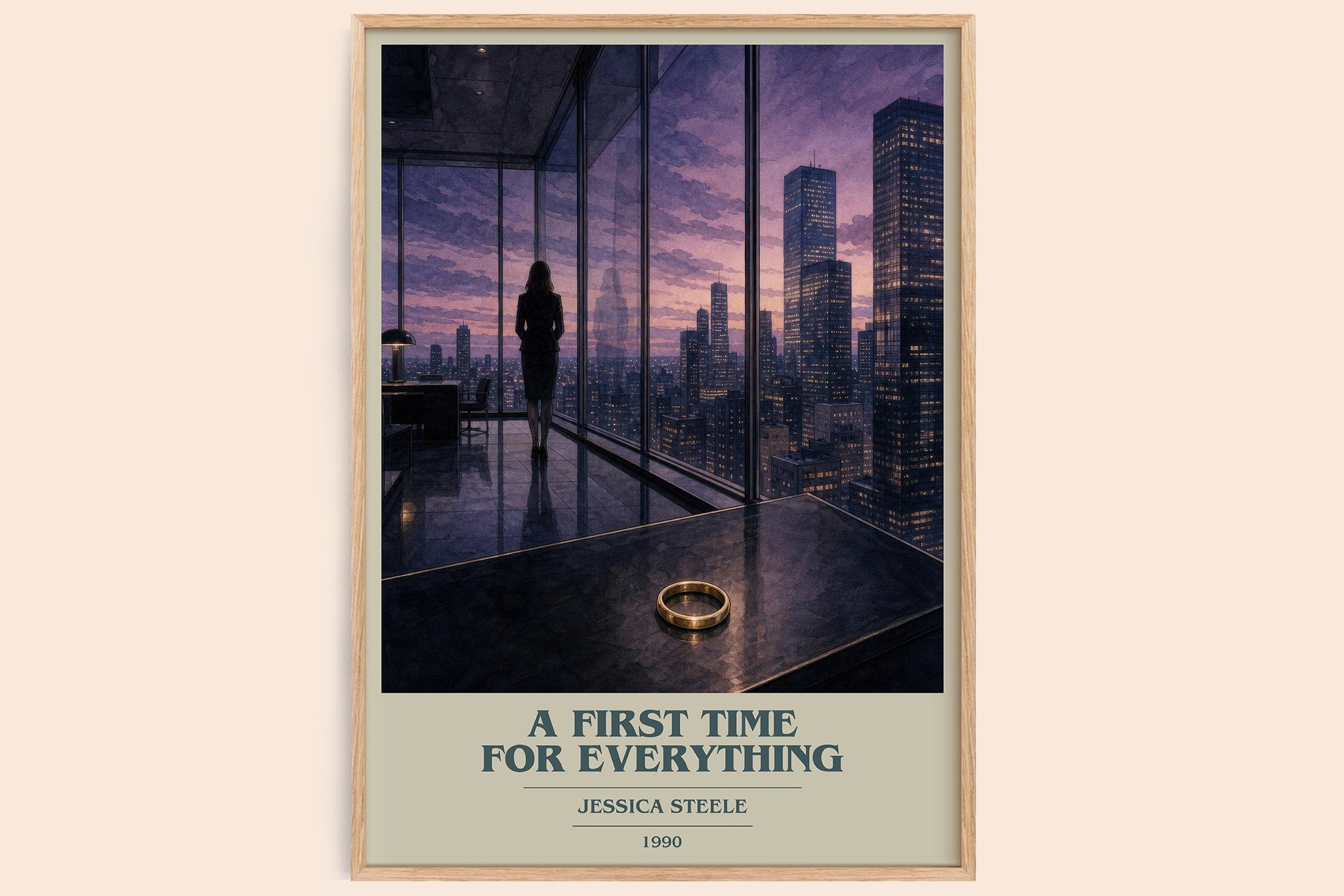 A First Time for Everything Book Cover Poster by Jessica Steele