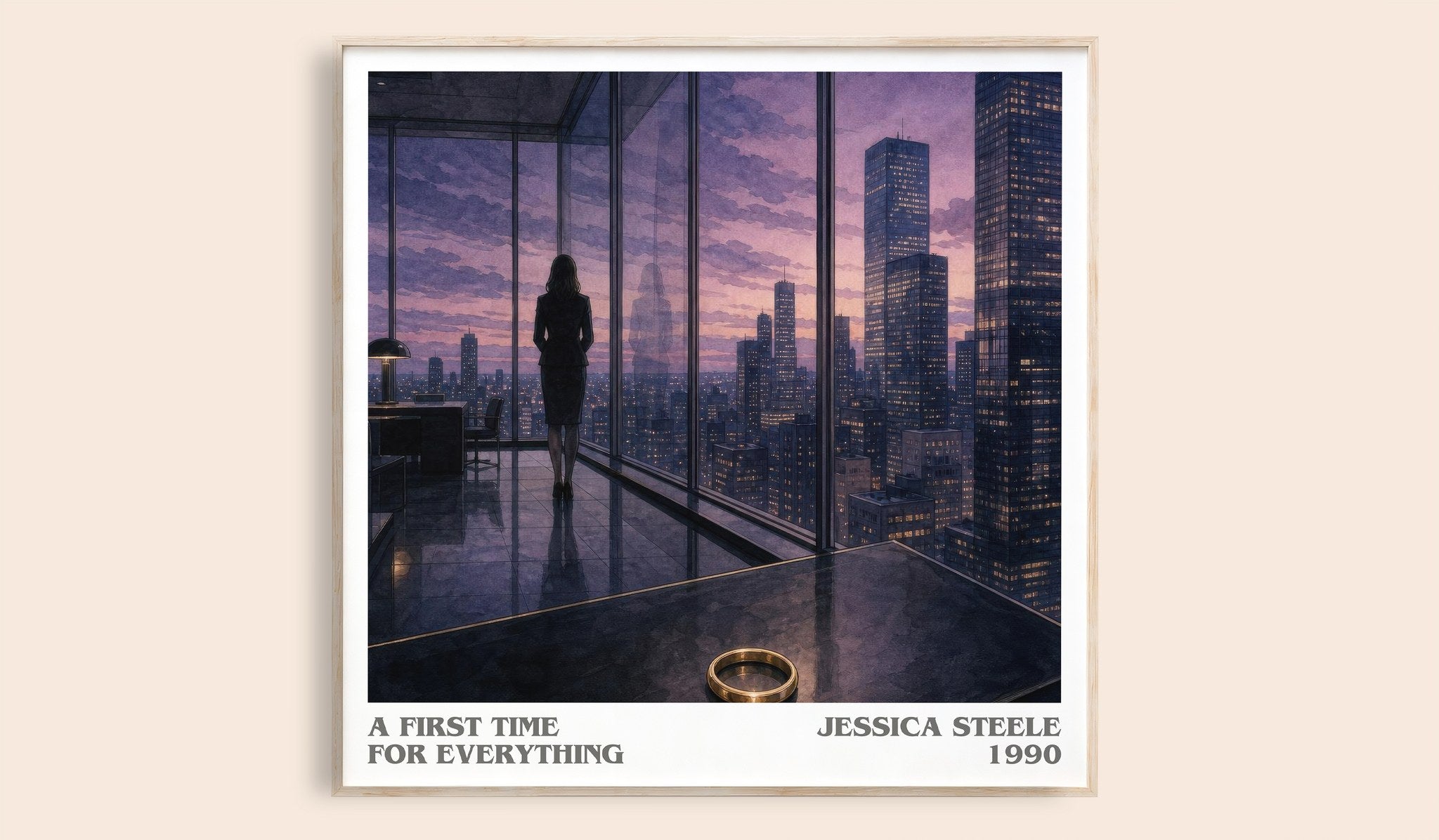 A First Time for Everything Literary Art Print by Jessica Steele