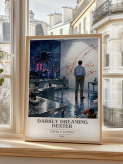 Darkly dreaming Dexter book cover poster colour and style options – Jeffry P. Lindsay book art