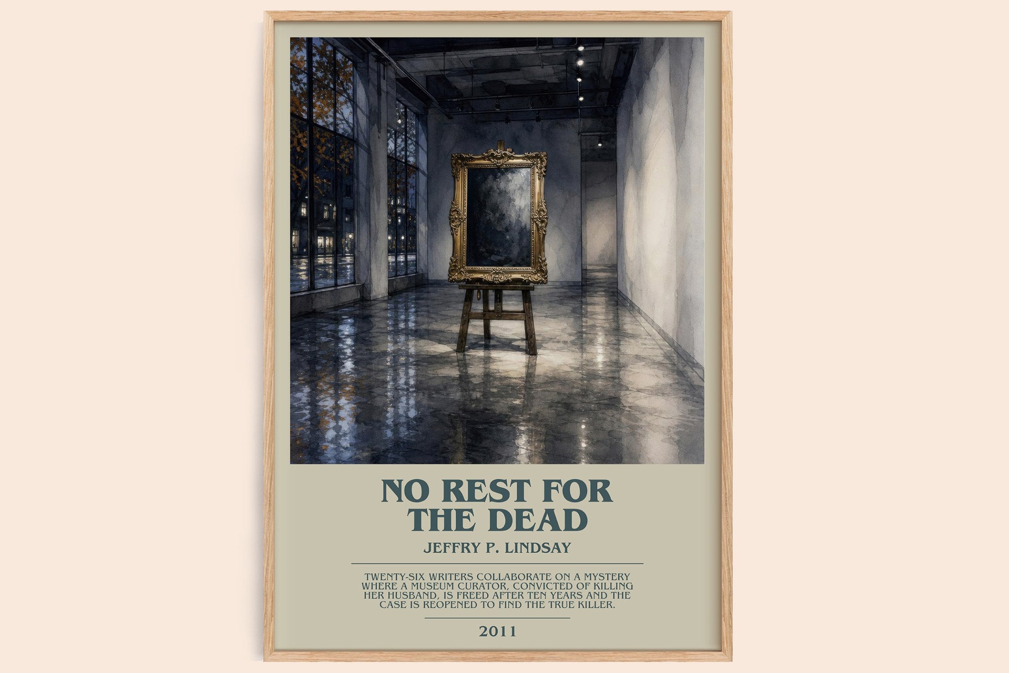 No Rest for the Dead Bookish Wall Art by Jeffry P. Lindsay