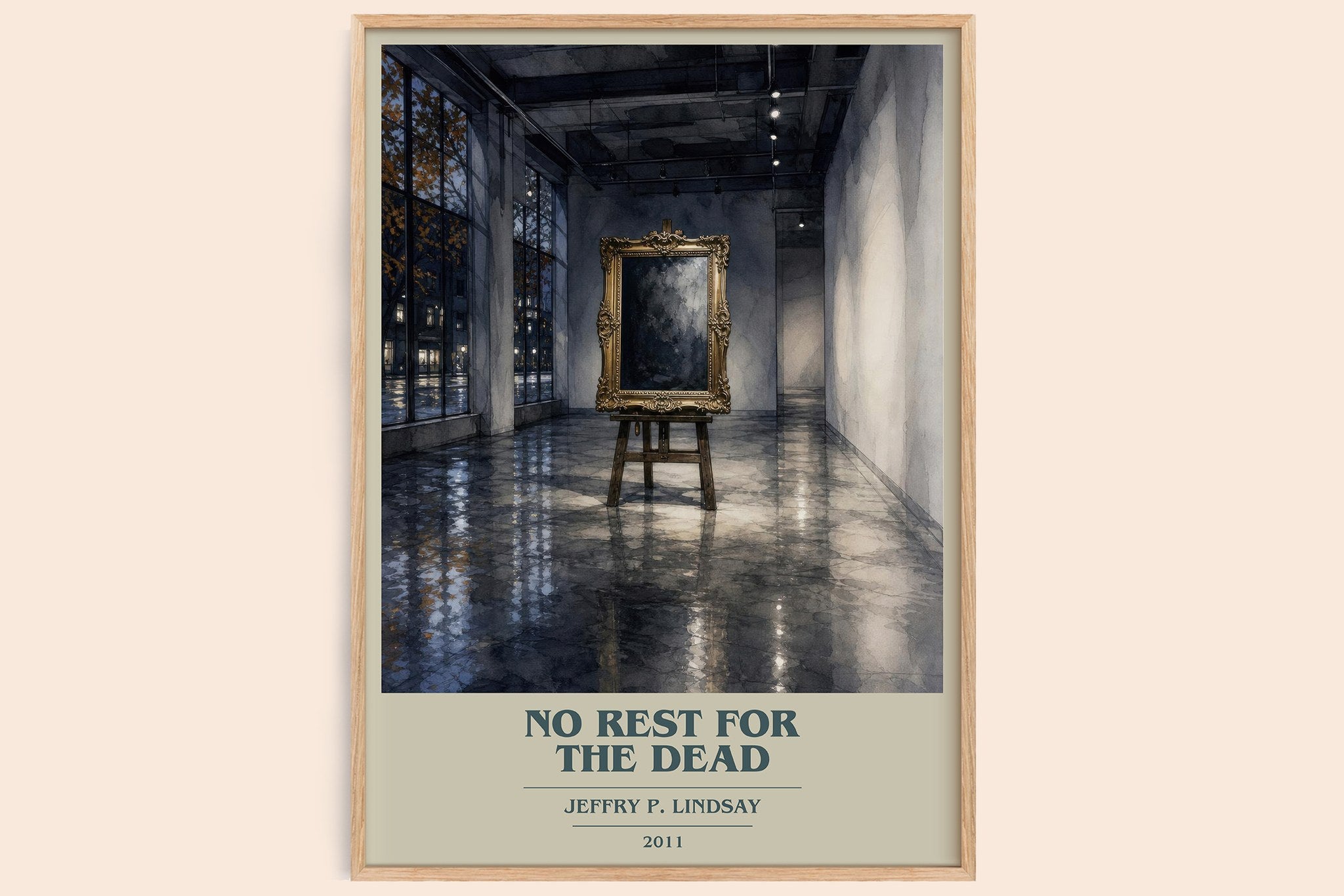 No Rest for the Dead Book Cover Poster by Jeffry P. Lindsay
