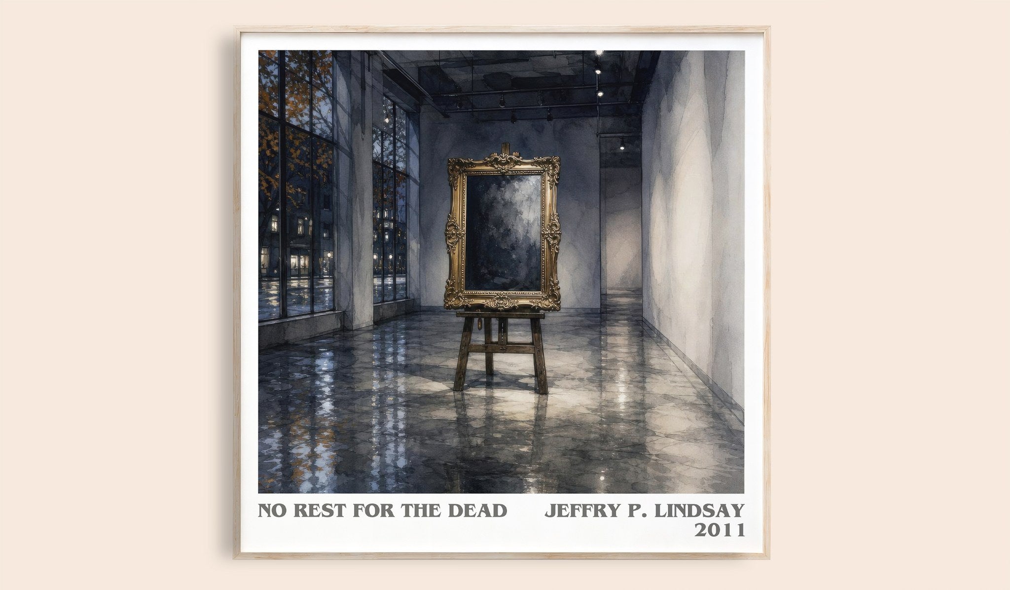 No Rest for the Dead Literary Art Print by Jeffry P. Lindsay