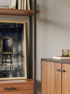 No Rest for the Dead book watercolour illustration paper finish options – matte satin gloss