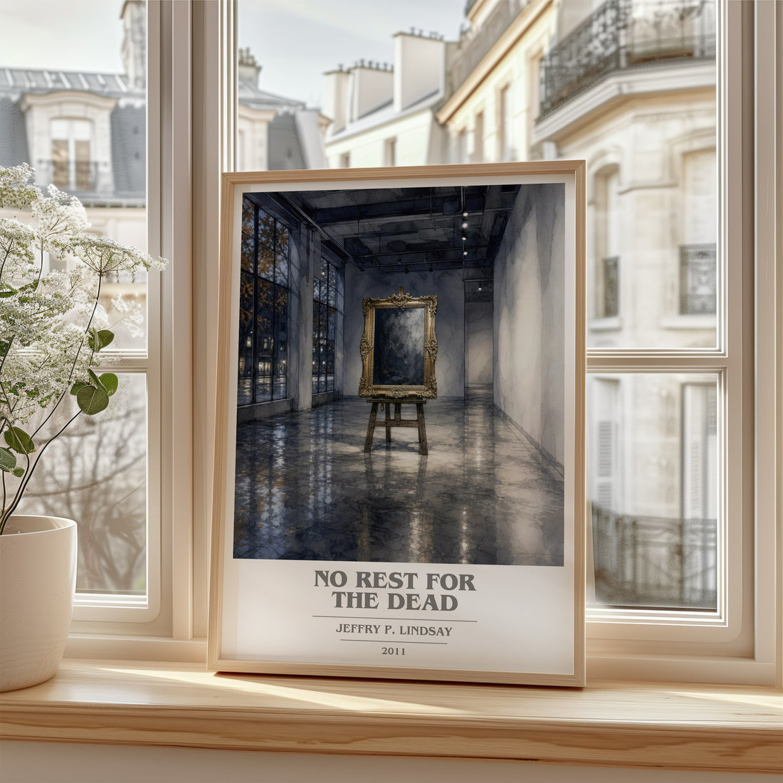 No Rest for the Dead book cover poster colour and style options – Jeffry P. Lindsay book art