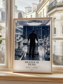 Dexter is dead book cover poster colour and style options – Jeffry P. Lindsay book art
