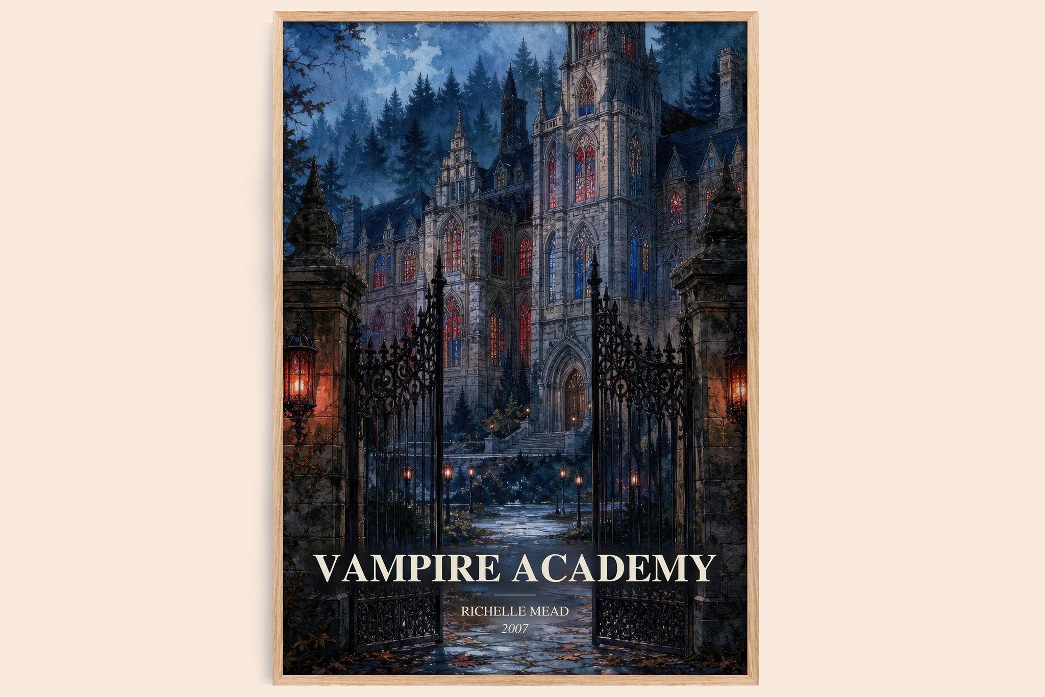 Vampire Academy Book Watercolour Illustration by Richelle Mead
