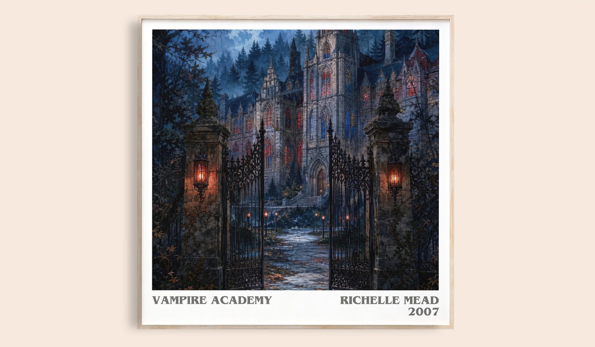 Vampire Academy Literary Art Print by Richelle Mead