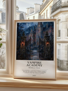 Vampire Academy bookish poster colour and style options – Richelle Mead book art