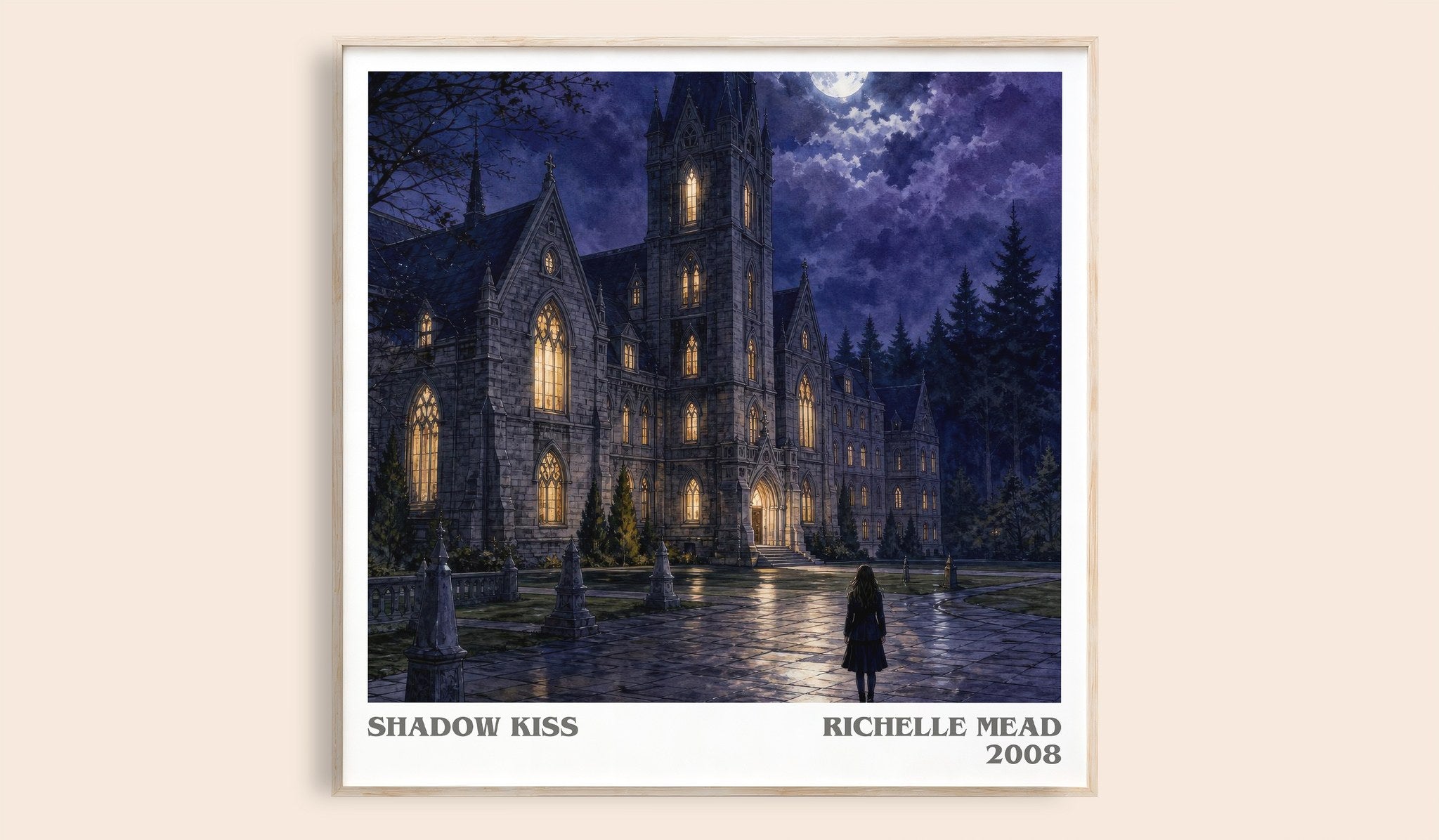Shadow Kiss Literary Art Print by Richelle Mead