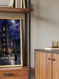 Shadow Kiss book watercolour illustration paper finish options – matte satin gloss