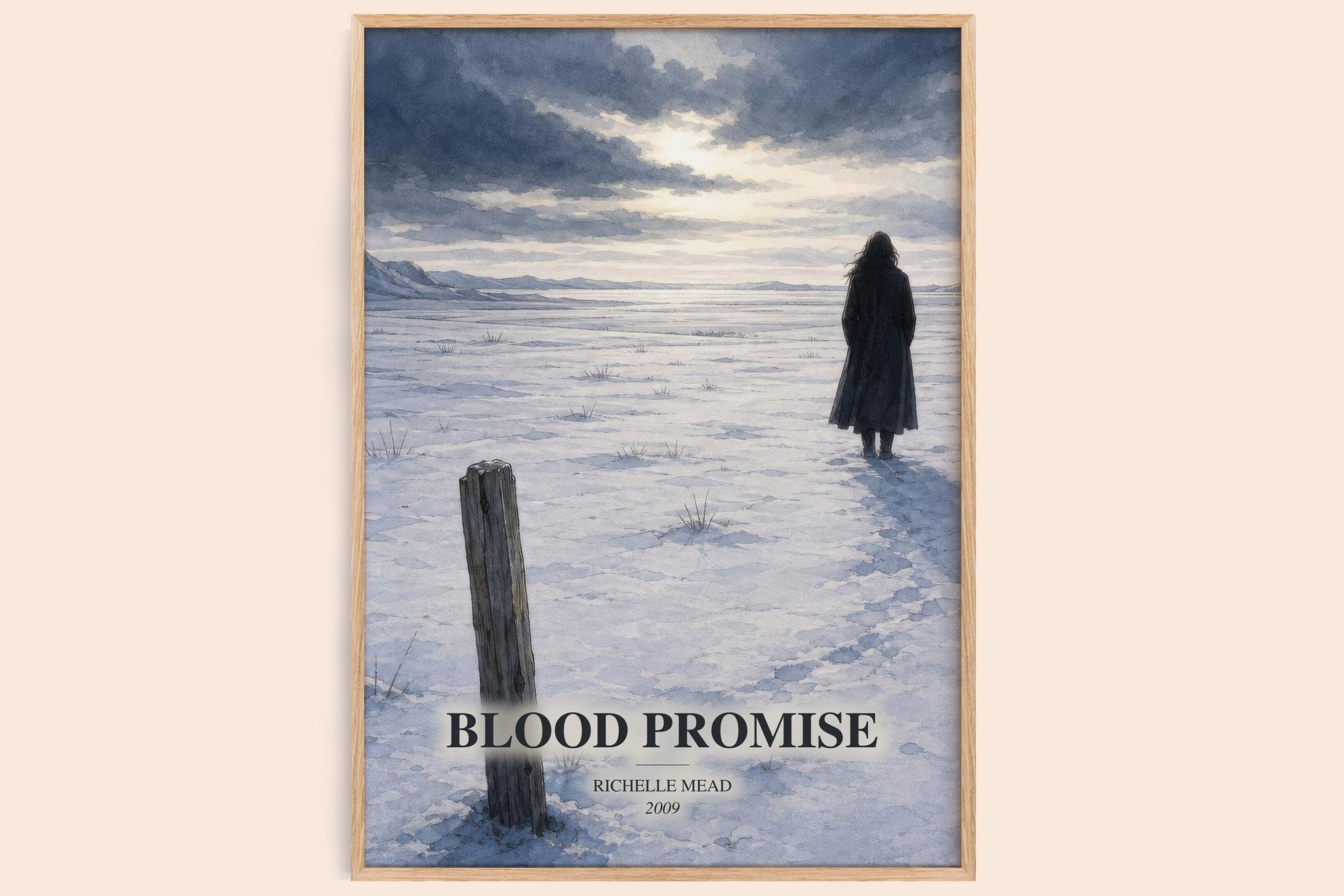 Blood Promise Book Watercolour Illustration by Richelle Mead
