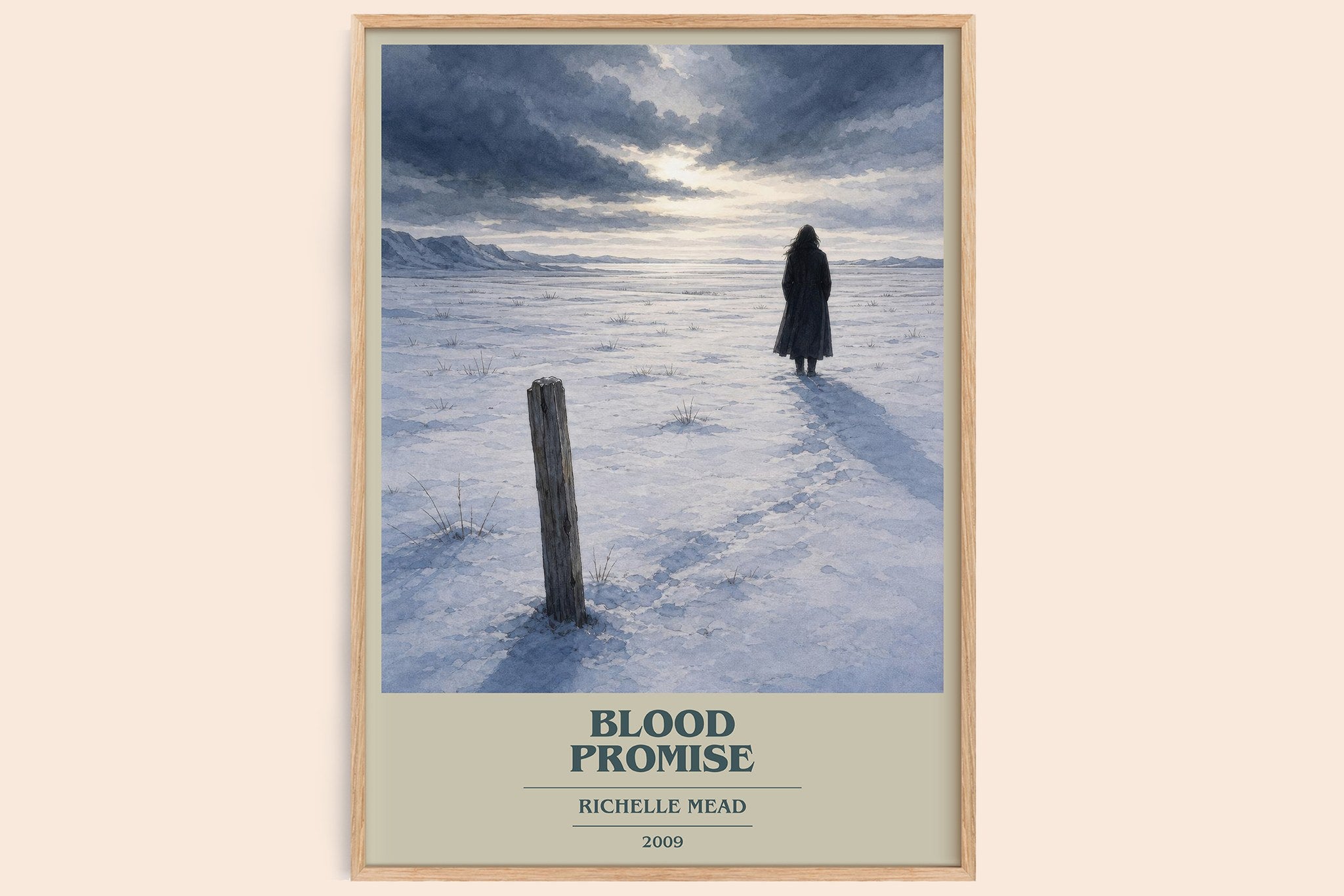 Blood Promise Book Cover Poster by Richelle Mead