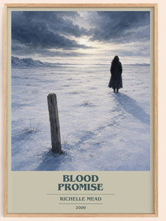 Blood Promise book cover book poster by Richelle Mead – framed literary art print