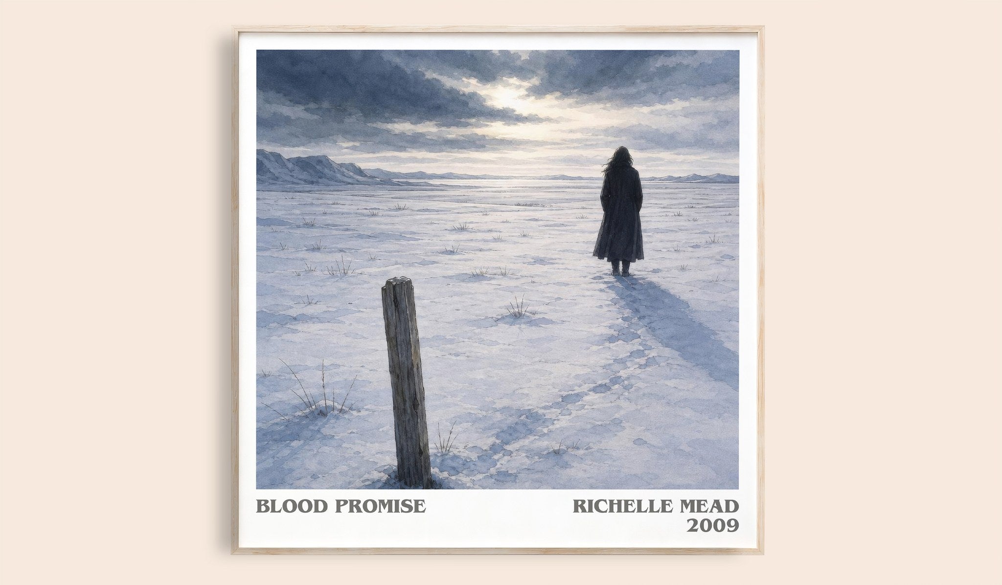 Blood Promise Literary Art Print by Richelle Mead