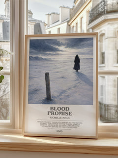 Blood Promise bookish poster colour and style options – Richelle Mead book art