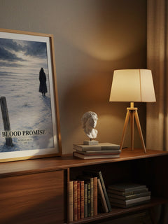 Blood Promise watercolour print on bookshelf – Richelle Mead fan gift
