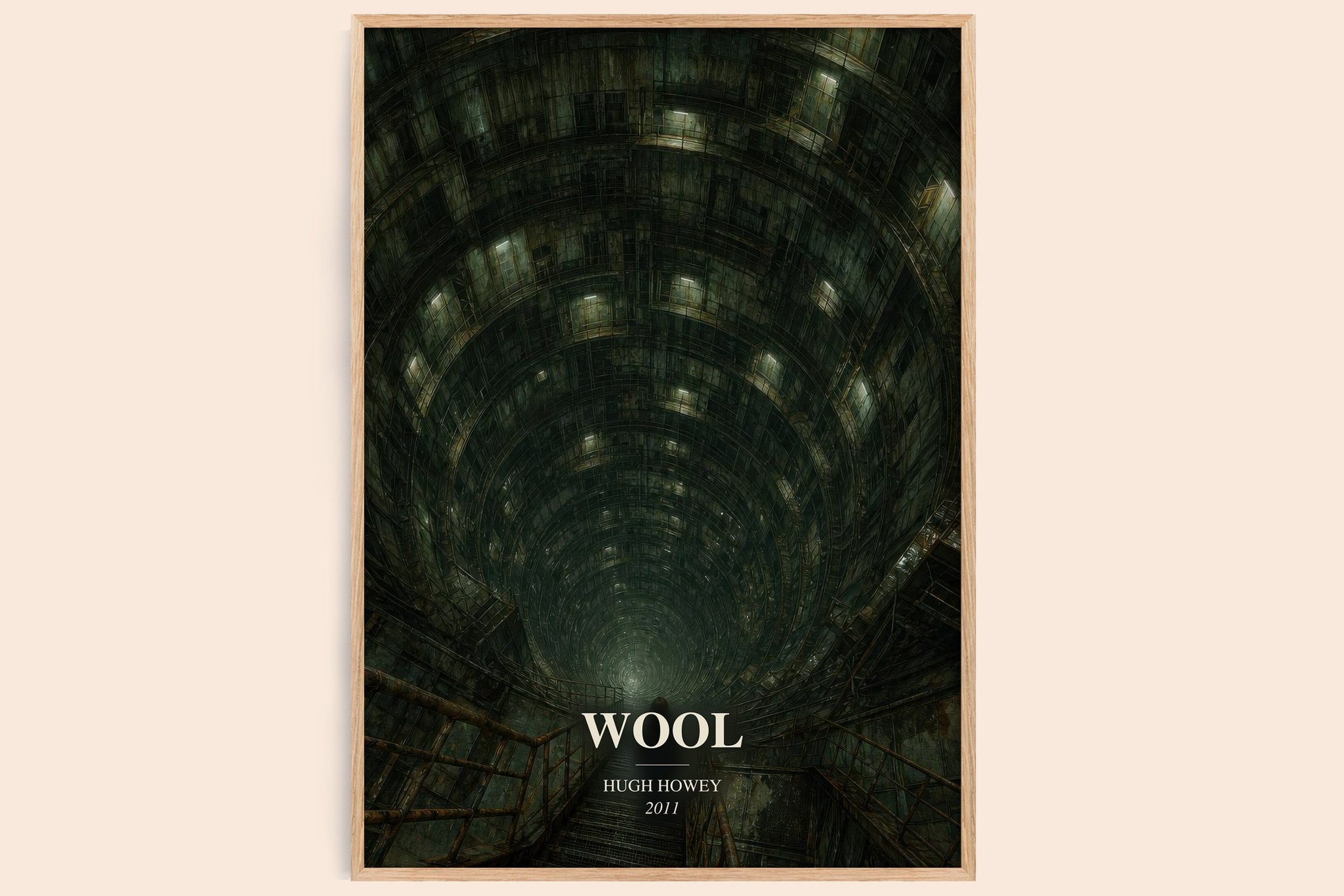 Wool Book Watercolour Illustration by Hugh Howey