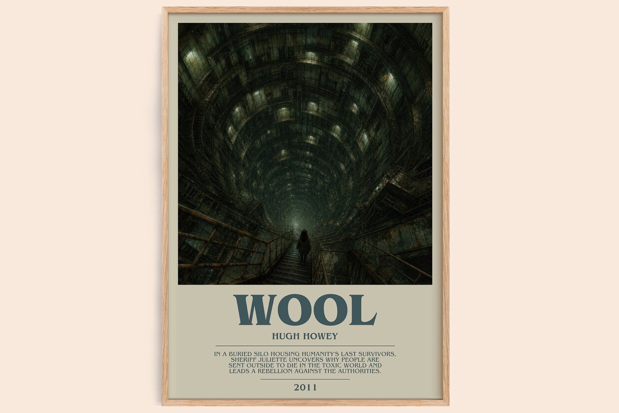 Wool Bookish Wall Art by Hugh Howey