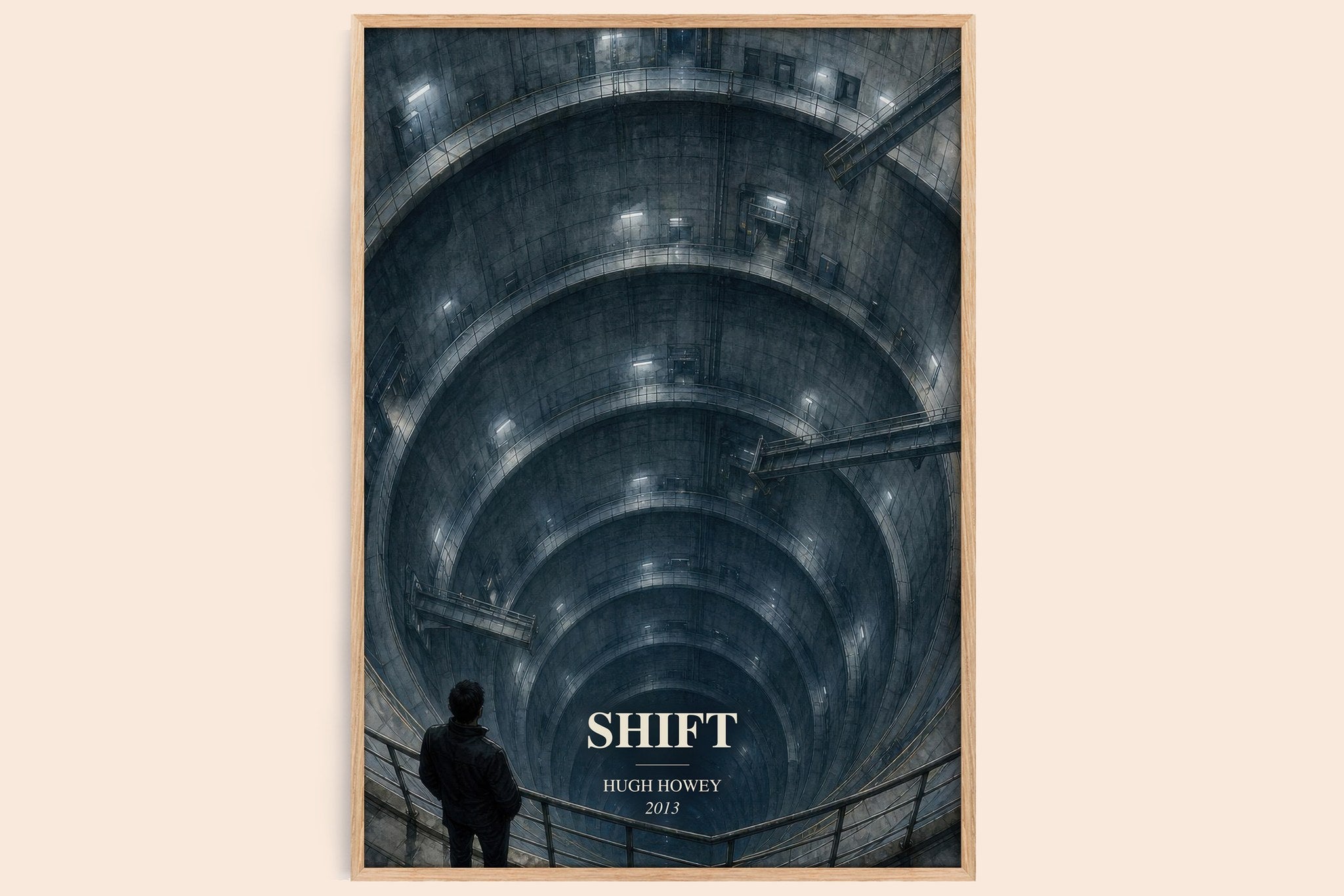 Shift Book Watercolour Illustration by Hugh Howey