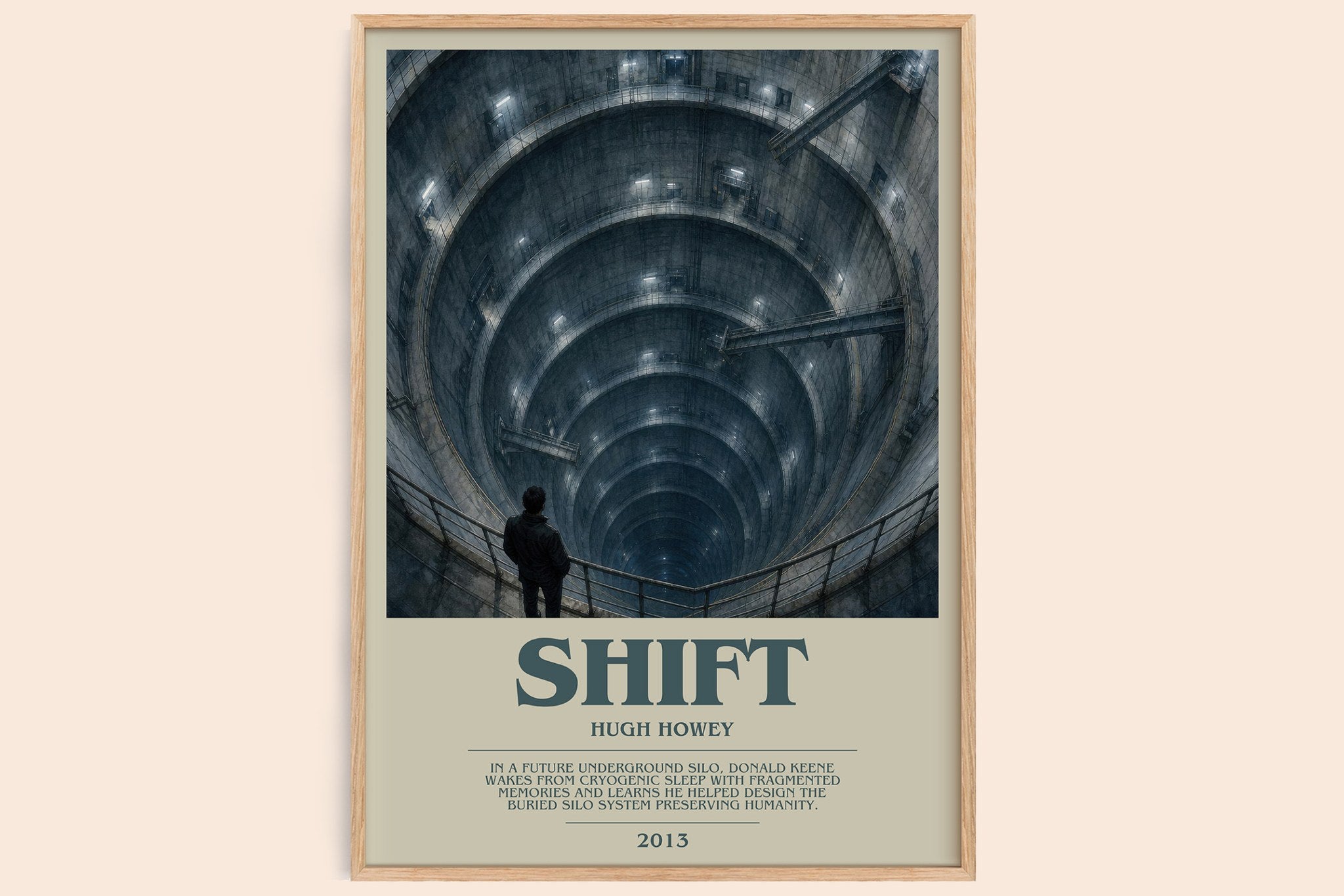 Shift Bookish Wall Art by Hugh Howey
