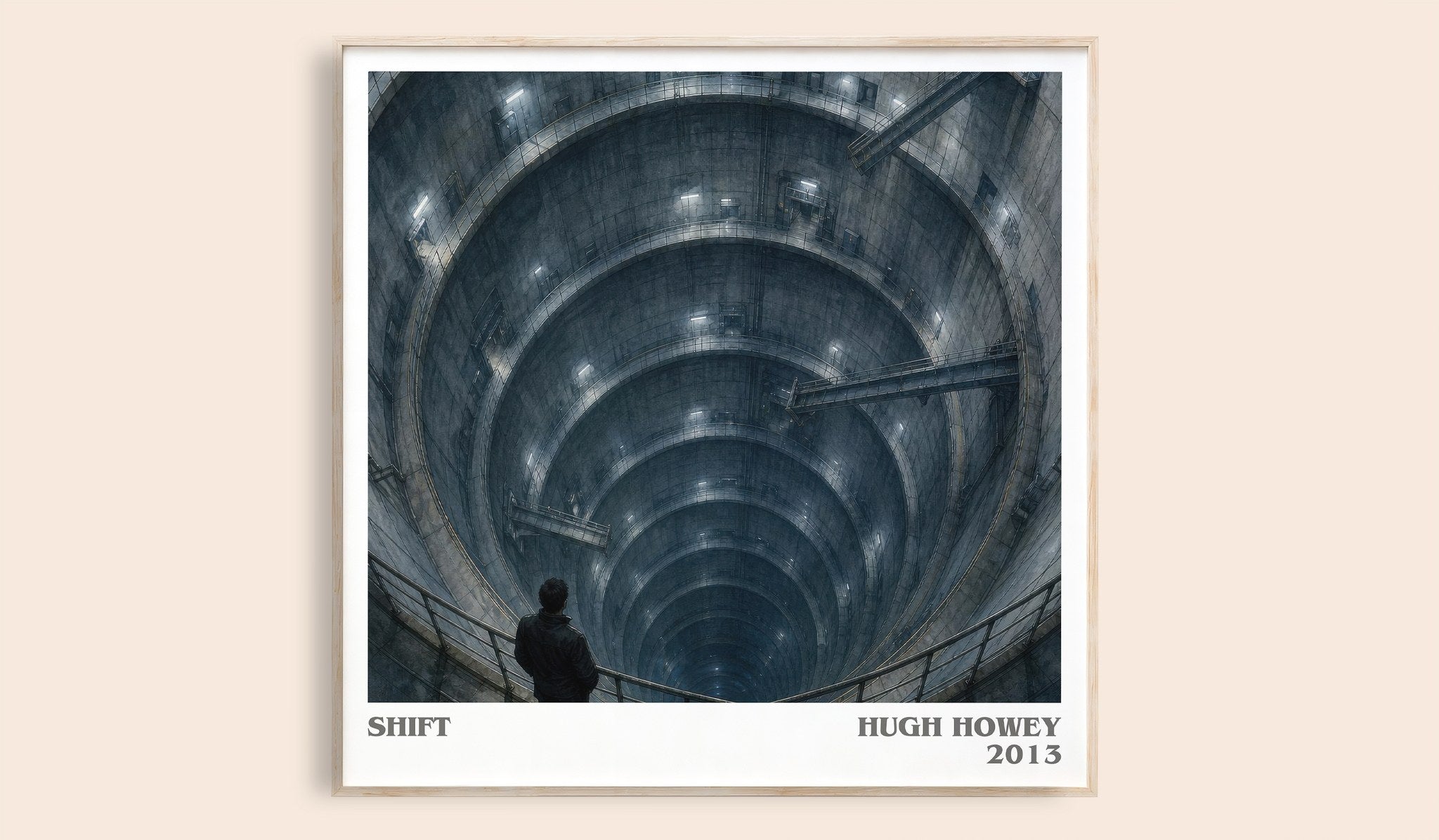 Shift Literary Art Print by Hugh Howey