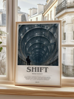 Shift bookish poster colour and style options – Hugh Howey book art