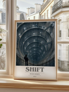 Shift book cover poster colour and style options – Hugh Howey book art