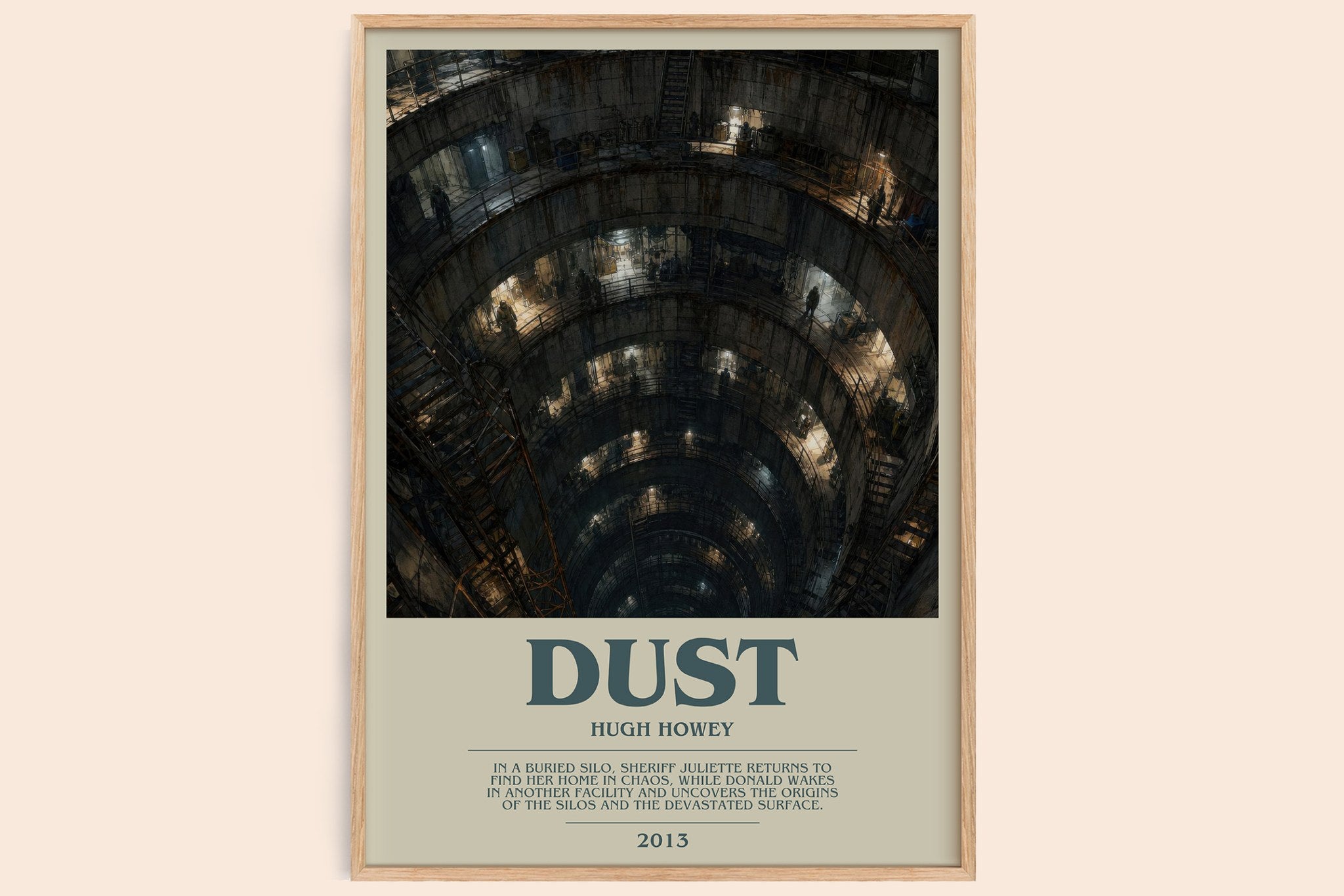 Dust Bookish Wall Art by Hugh Howey