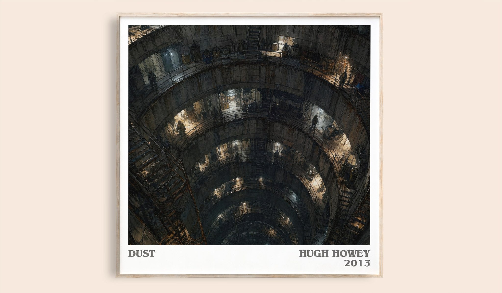 Dust Literary Art Print by Hugh Howey