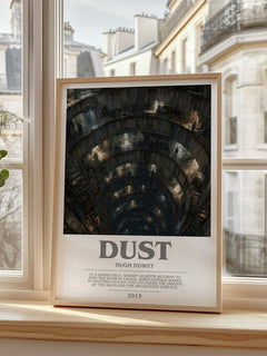 Dust bookish poster colour and style options – Hugh Howey book art