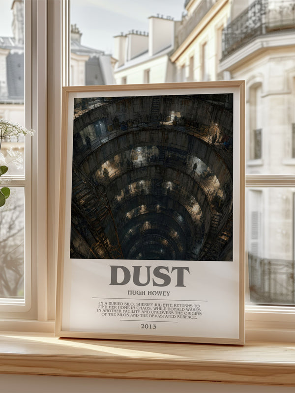Dust bookish poster colour and style options – Hugh Howey book art