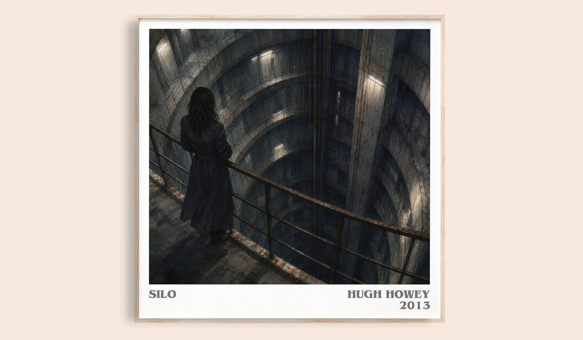 Silo Literary Art Print by Hugh Howey