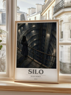 Silo book cover poster colour and style options – Hugh Howey book art