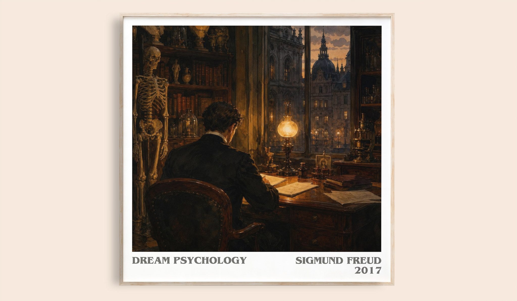 Dream Psychology Literary Art Print by Sigmund Freud