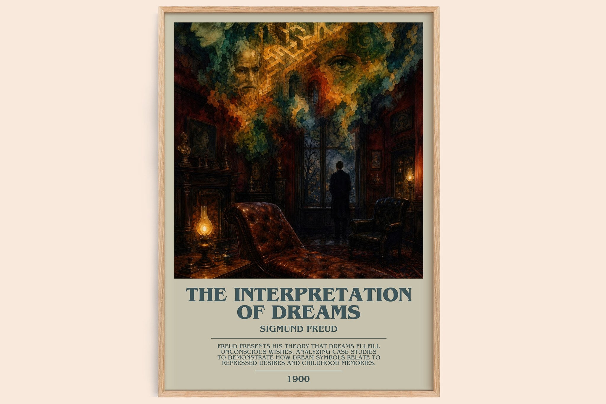 The Interpretation of Dreams Bookish Wall Art by Sigmund Freud