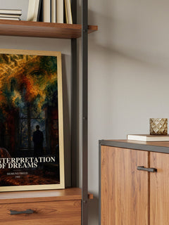 The Interpretation of Dreams book watercolour illustration paper finish options – matte satin gloss