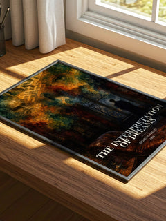 The Interpretation of Dreams watercolour book poster framed on wall – non fiction wall art