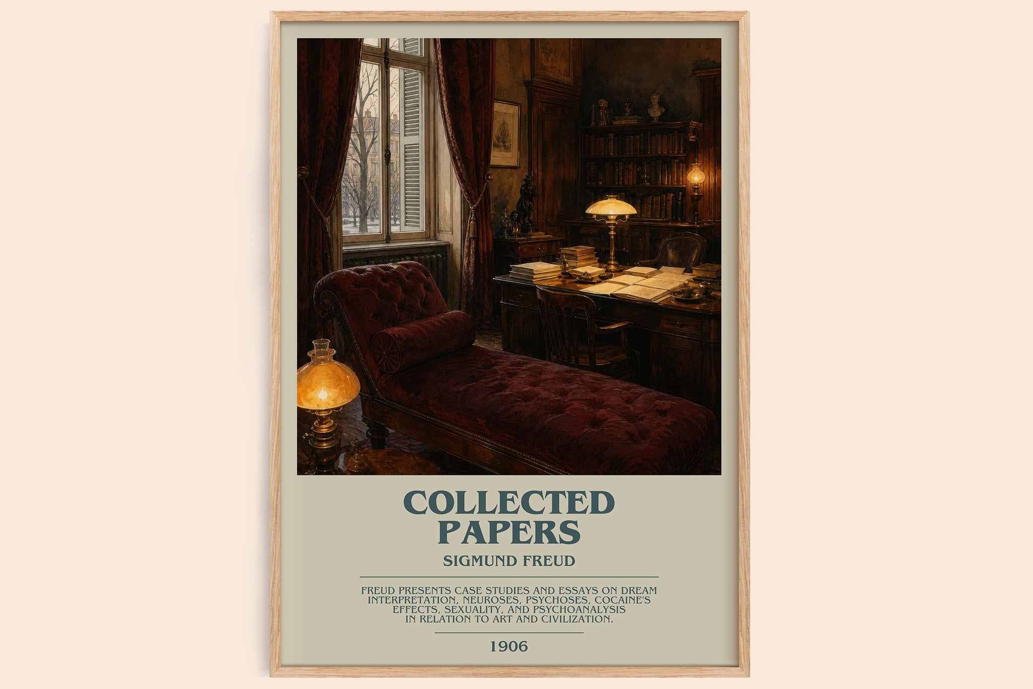 Collected papers Bookish Wall Art by Sigmund Freud