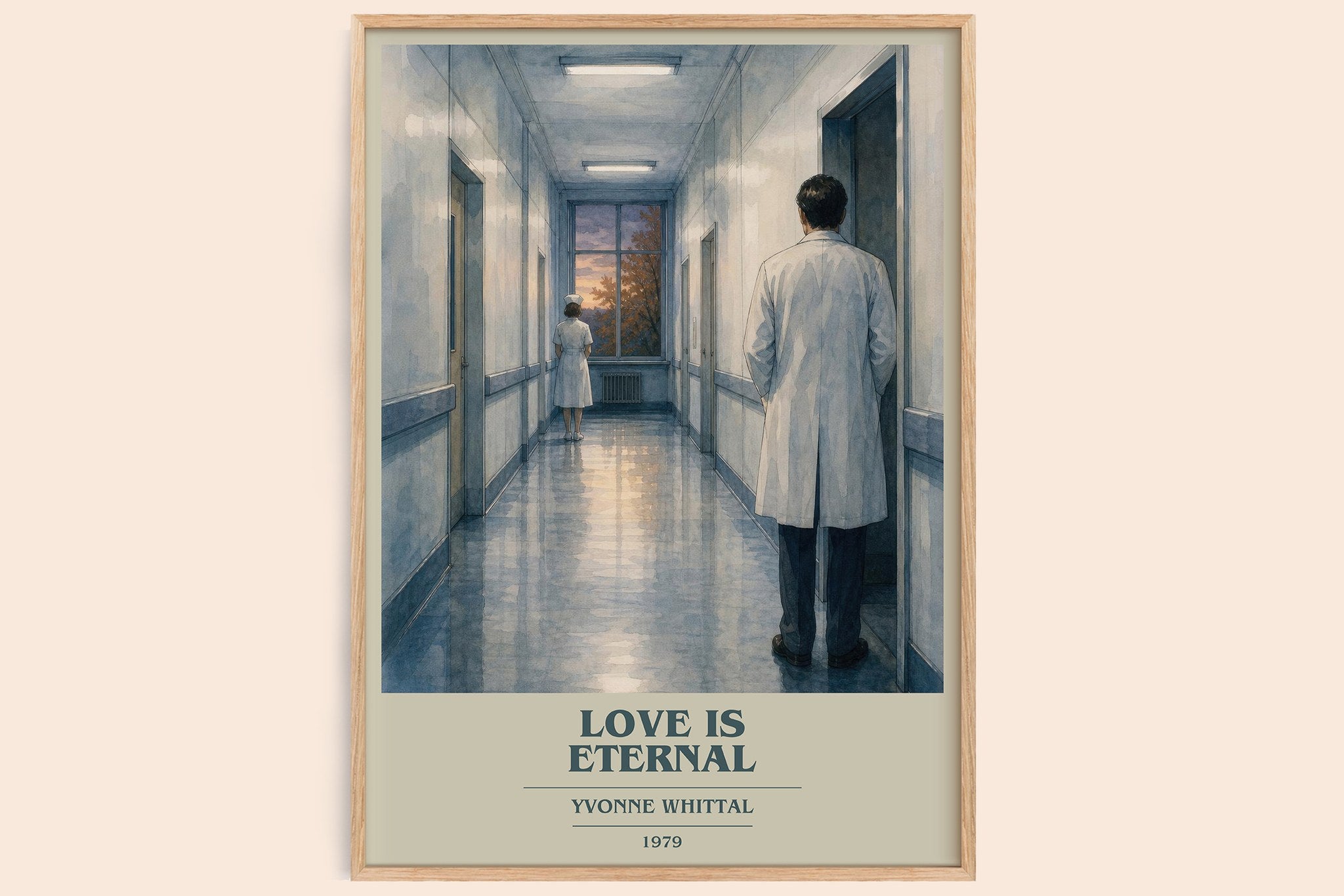 Love is Eternal Book Cover Poster by Yvonne Whittal