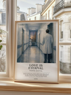 Love is Eternal bookish poster colour and style options – Yvonne Whittal book art