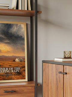 Summer of the Weeping Rain book watercolour illustration paper finish options – matte satin gloss