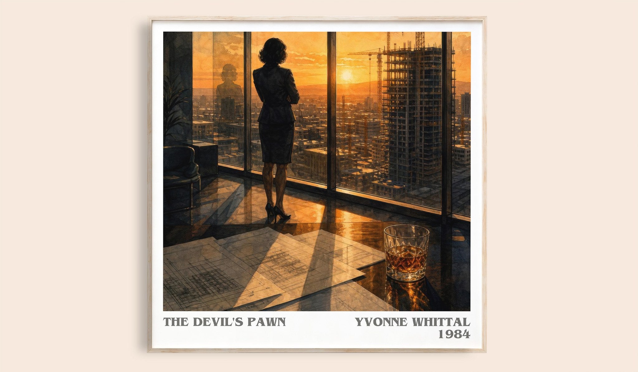 The Devil's Pawn Literary Art Print by Yvonne Whittal