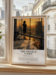The Devil's Pawn bookish poster colour and style options – Yvonne Whittal book art