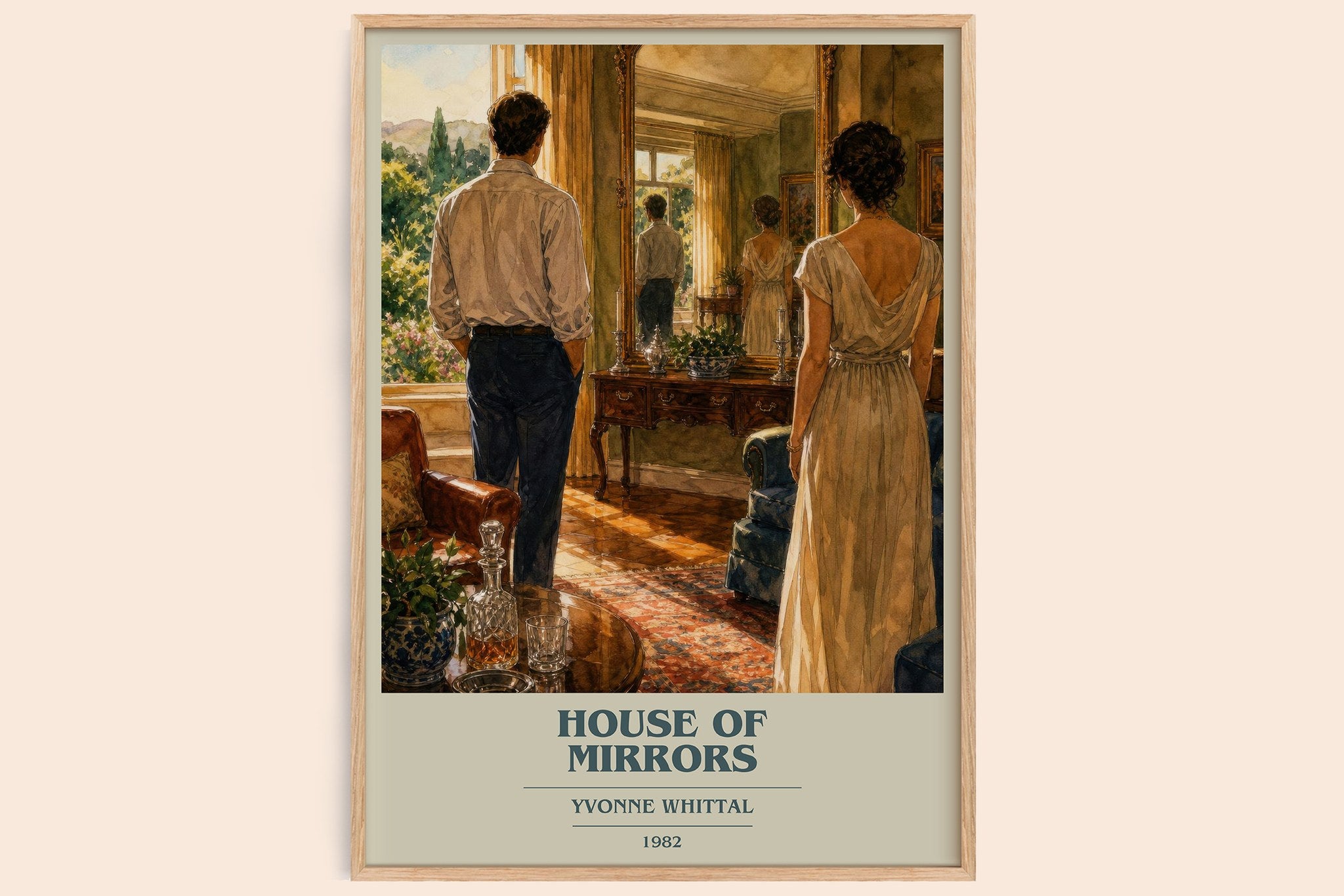 House of Mirrors Book Cover Poster by Yvonne Whittal