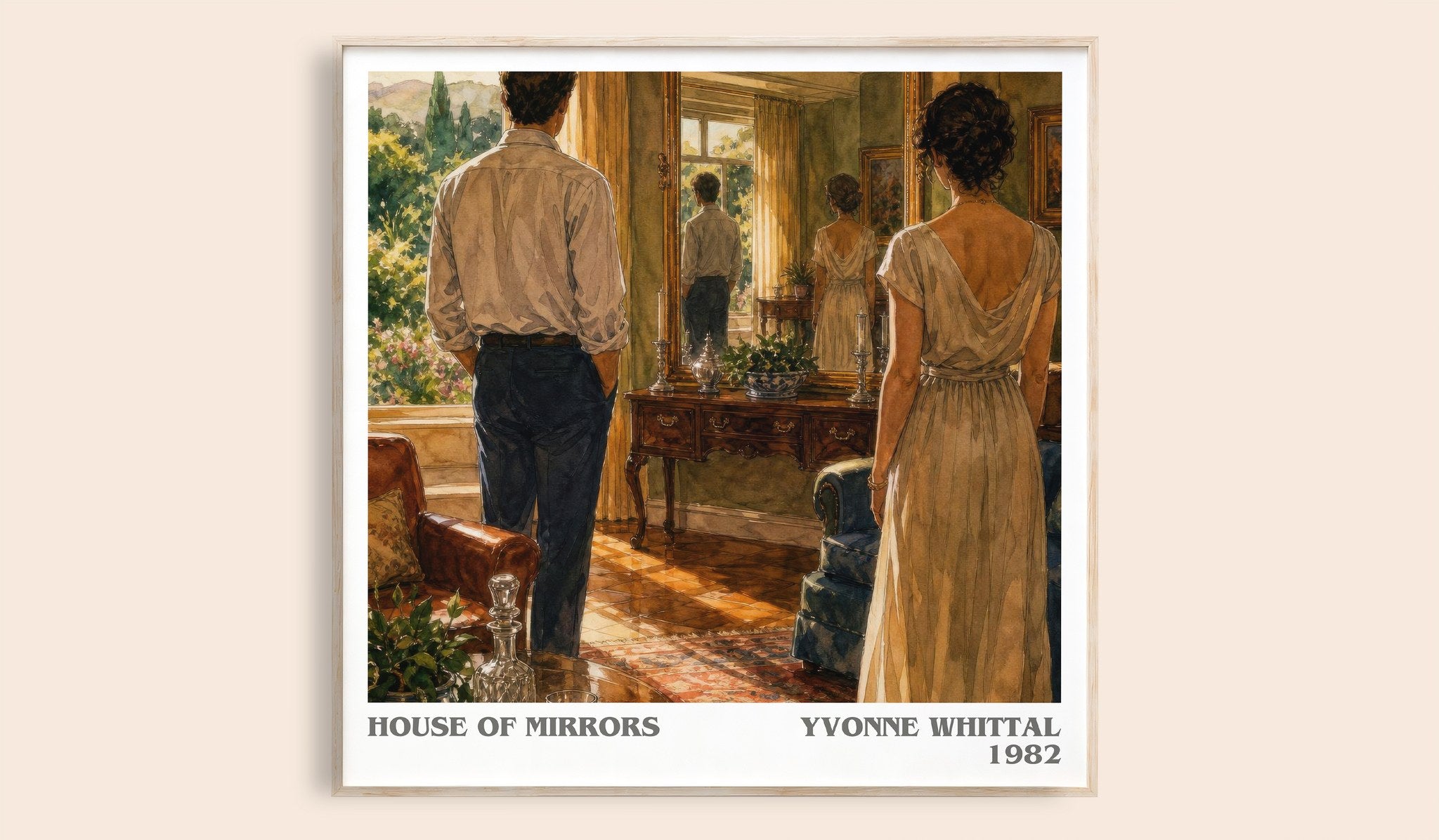 House of Mirrors Literary Art Print by Yvonne Whittal