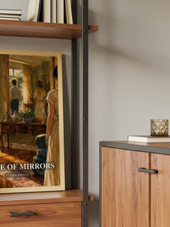 House of Mirrors book watercolour illustration paper finish options – matte satin gloss