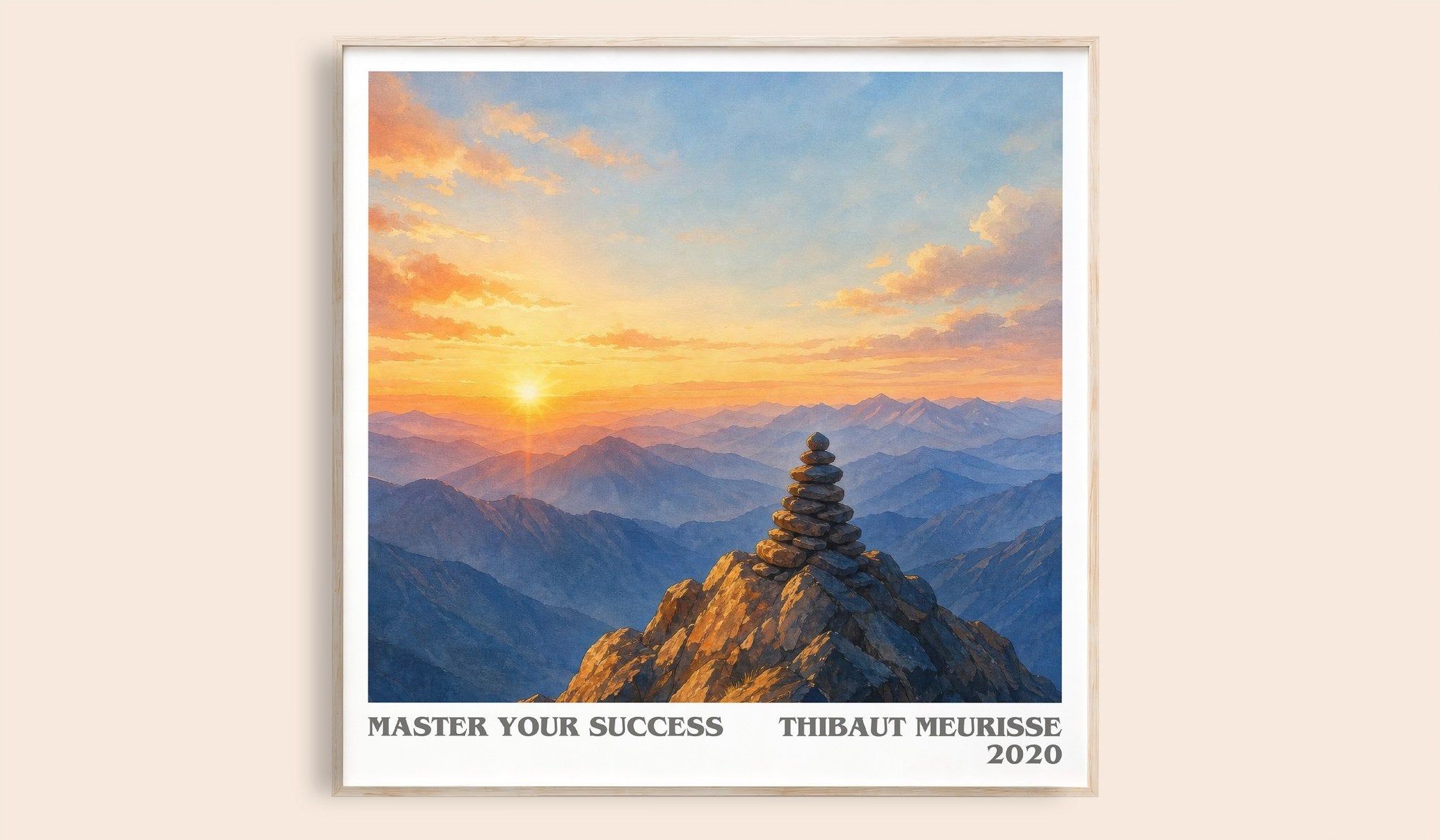 Master Your Success Literary Art Print by Thibaut Meurisse