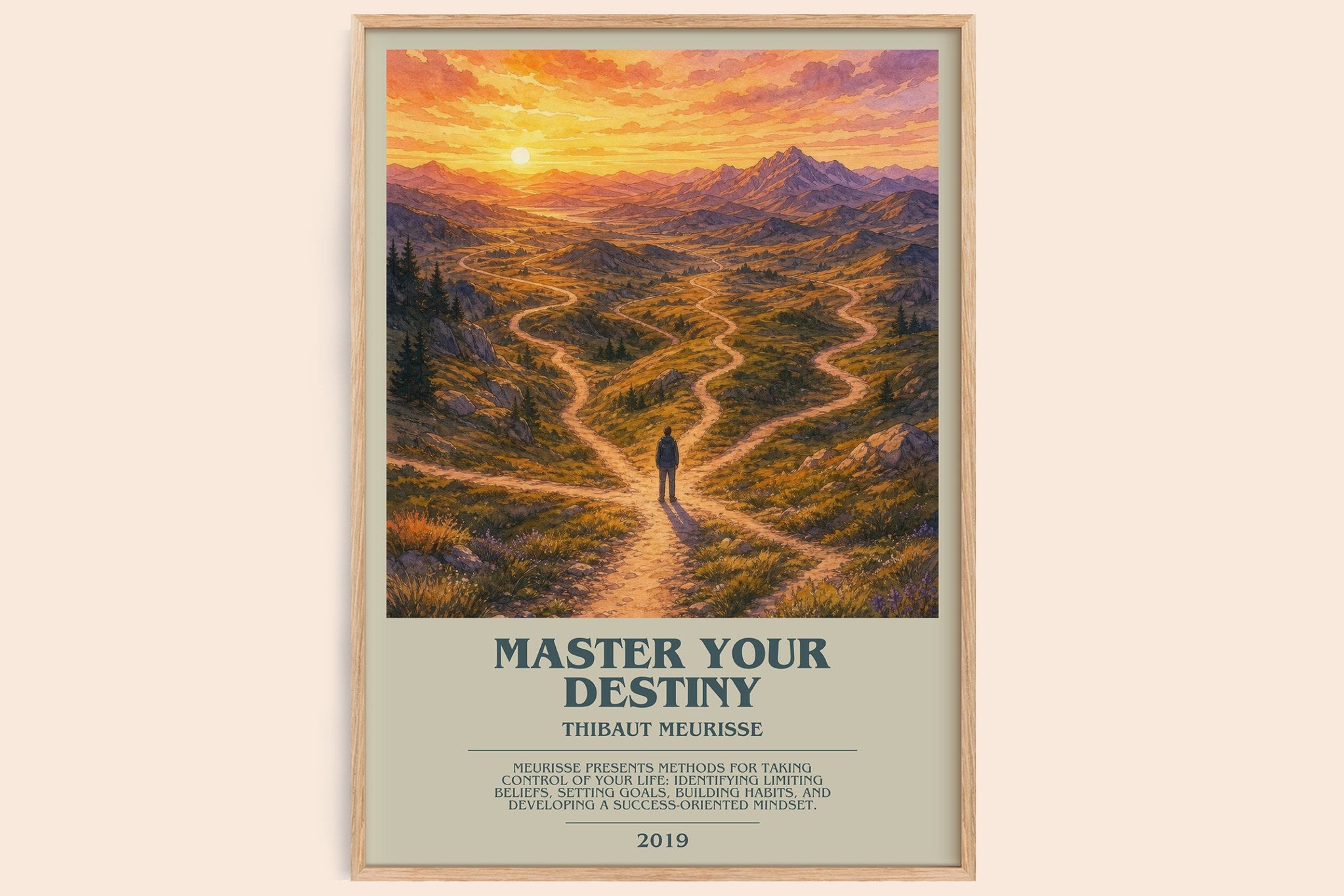Master Your Destiny Bookish Wall Art by Thibaut Meurisse