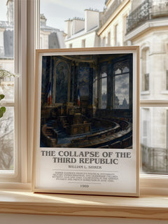 The collapse of the Third Republic bookish poster colour and style options – William L. Shirer book art