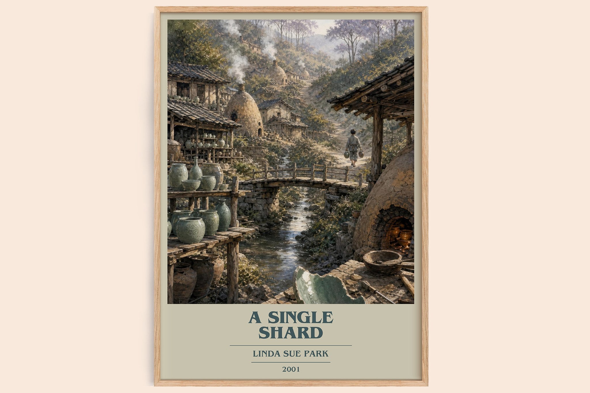 A single shard Book Cover Poster by Linda Sue Park